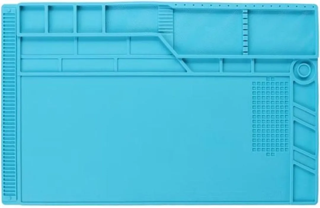 Velleman Silicone Soldeermat 550x350mm - Blauw
