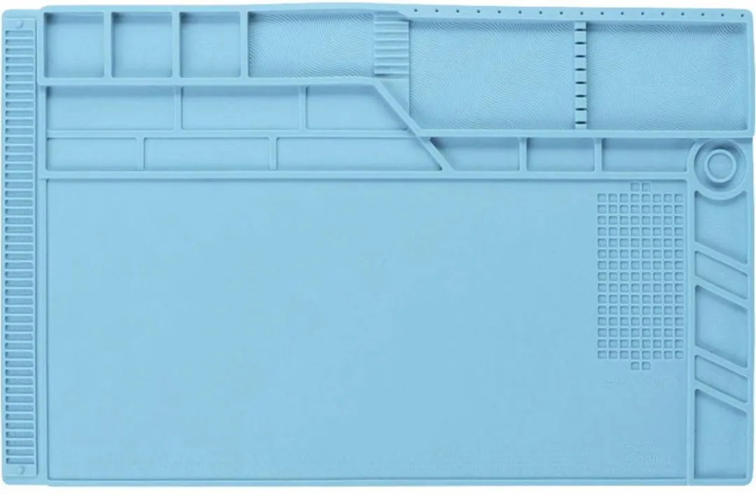 Velleman Silicone Soldeermat 550x350mm - Blauw