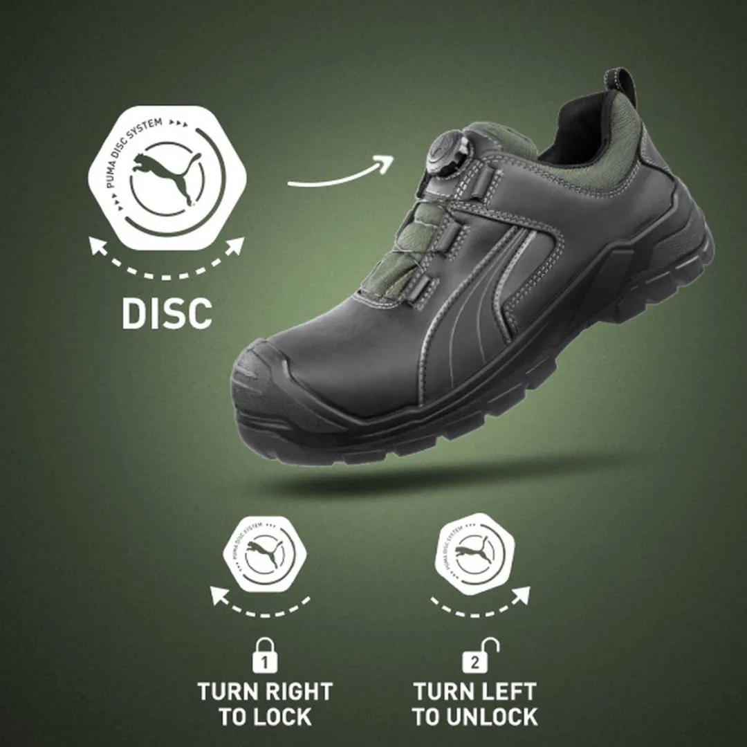 PUMA Cascades DISC Laag 640721 - Zwart/Grijs