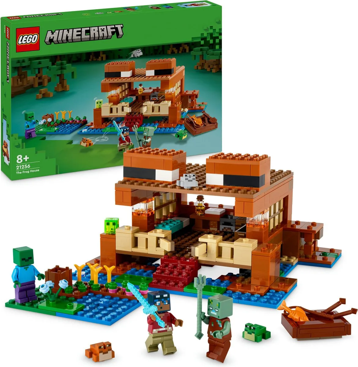 LEGO Minecraft Het Kikkerhuis 21256 - 400 Stenen