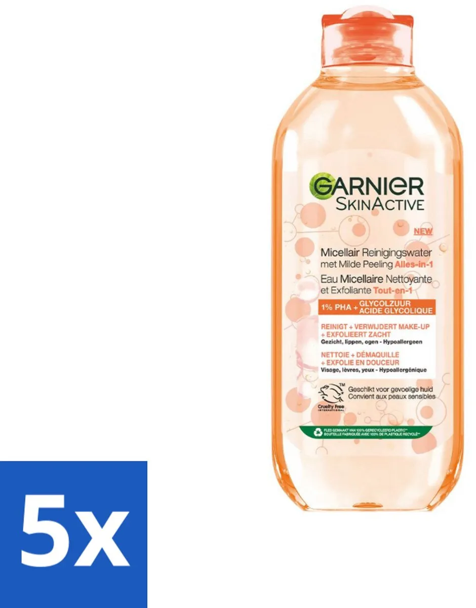 Garnier SkinActive Micellair Reinigingswater 2000ml (5x400ml)