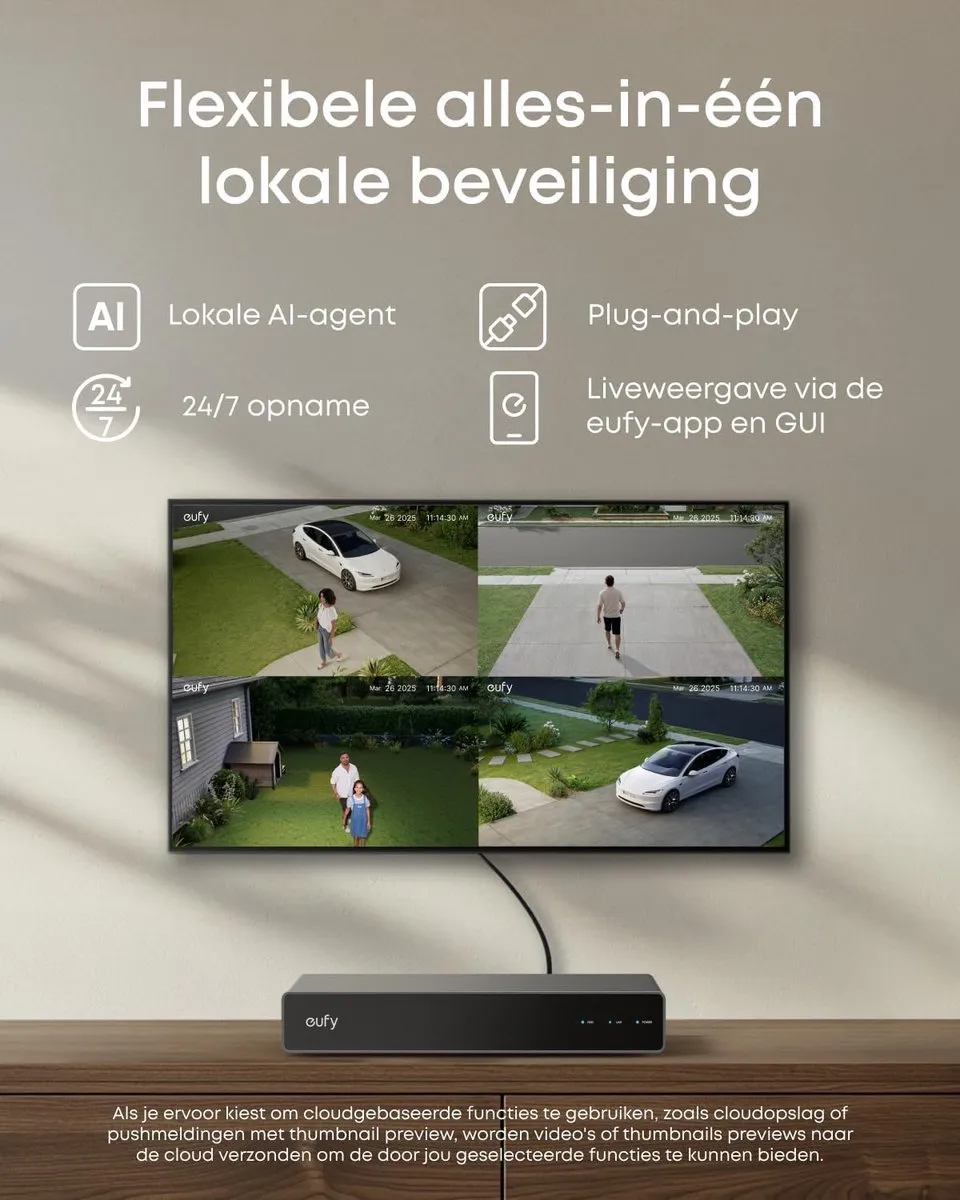Eufy S4 Max E8E00322 PTZ Bewakingscamera - 5 Stuks
