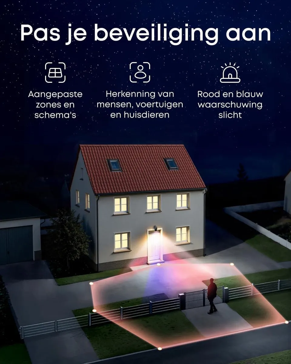 Eufy S4 Max E8E00322 PTZ Bewakingscamera - 5 Stuks