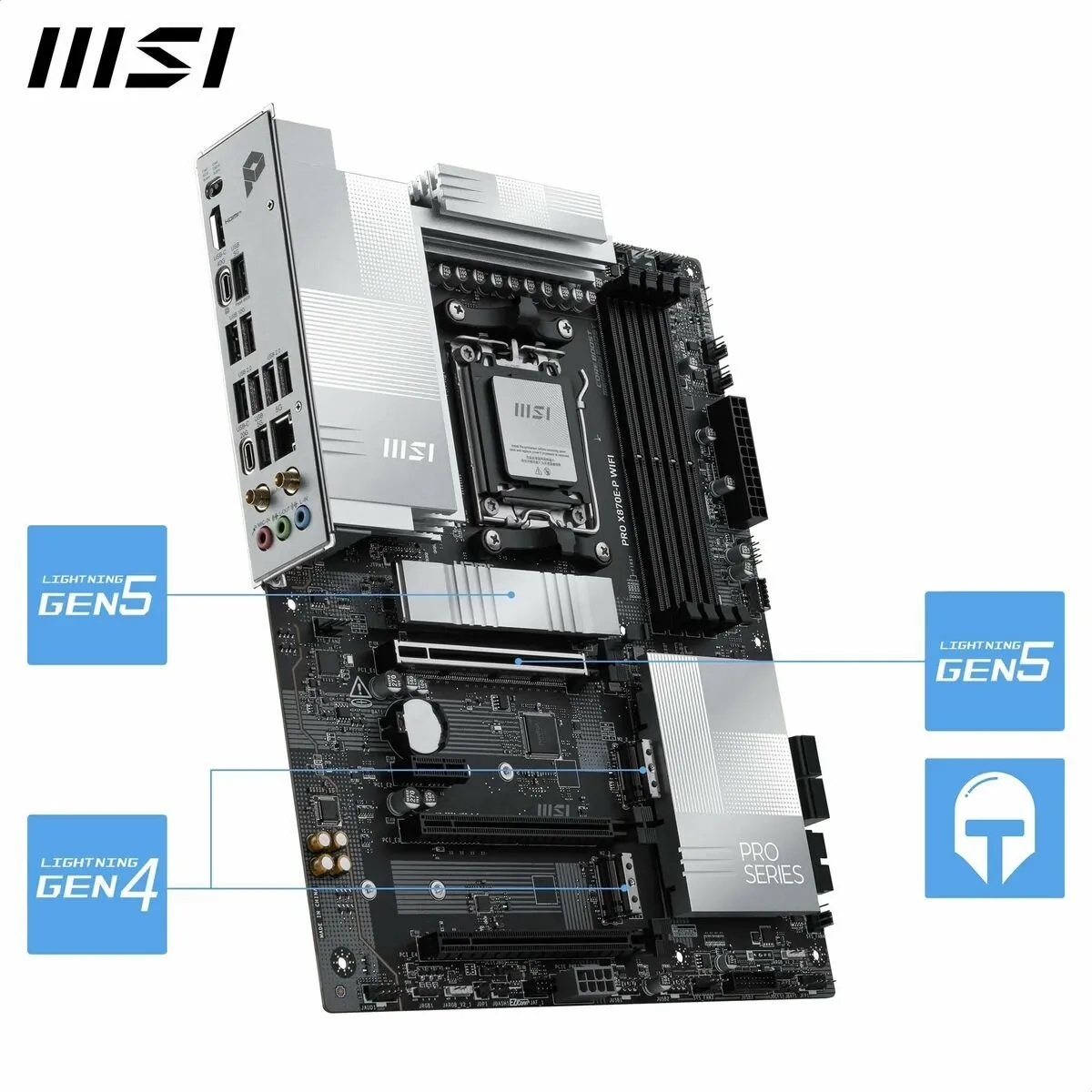 MSI PRO X870E-P WIFI Moederbord - AM5 - ATX