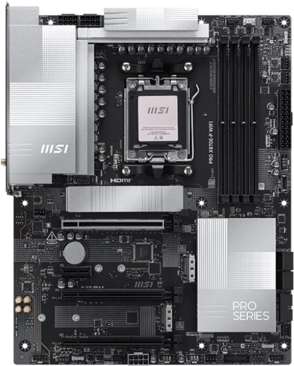 MSI PRO X870E-P WIFI Moederbord - AM5 - ATX