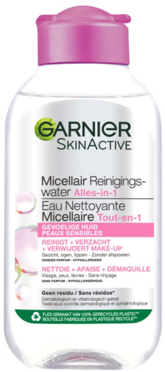 Garnier SkinActive Micellair Reinigingswater 100ml - 4 Stuks