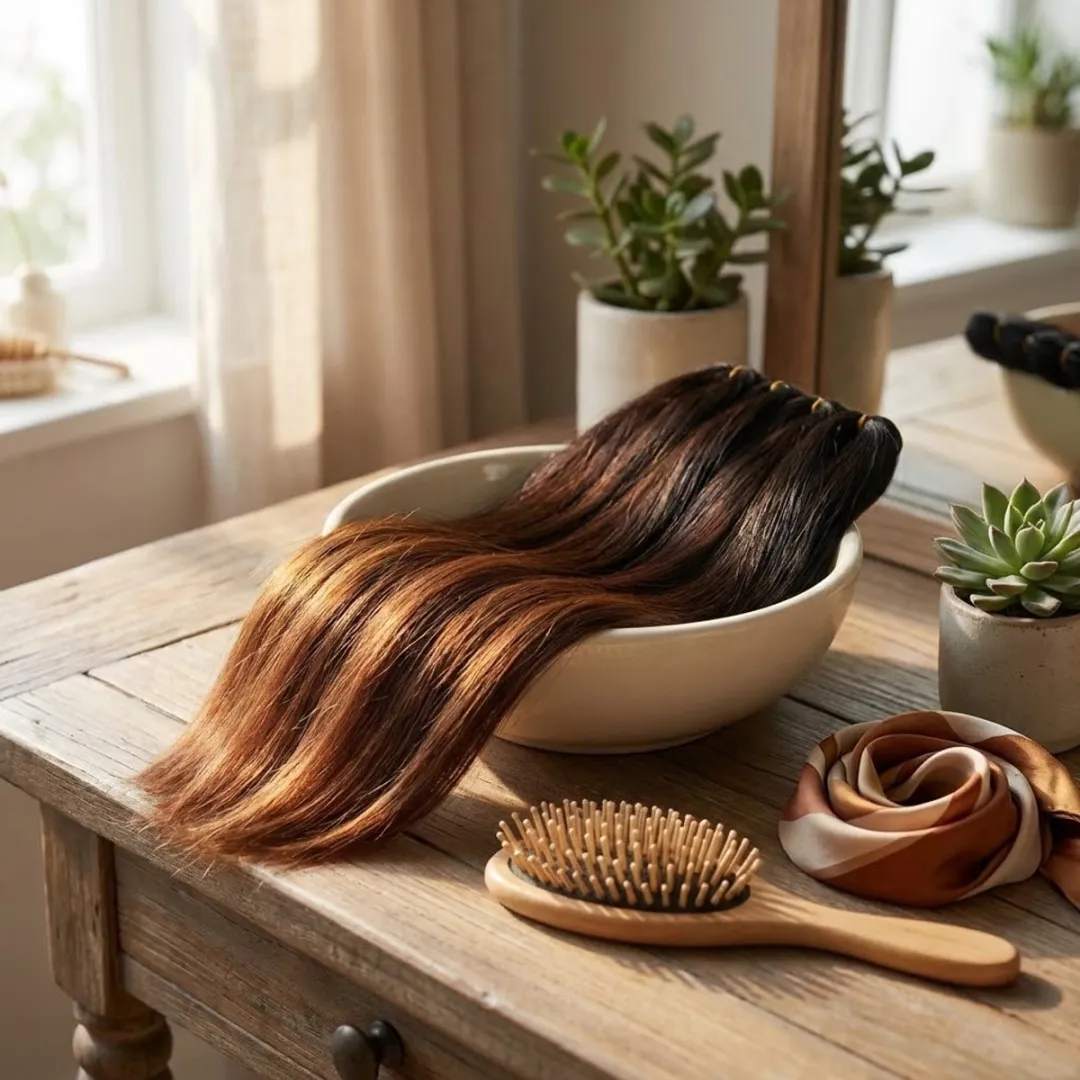 NUVEX Braid Extensions Double Triple Super X - 6 Stuks - Ombre Bruin