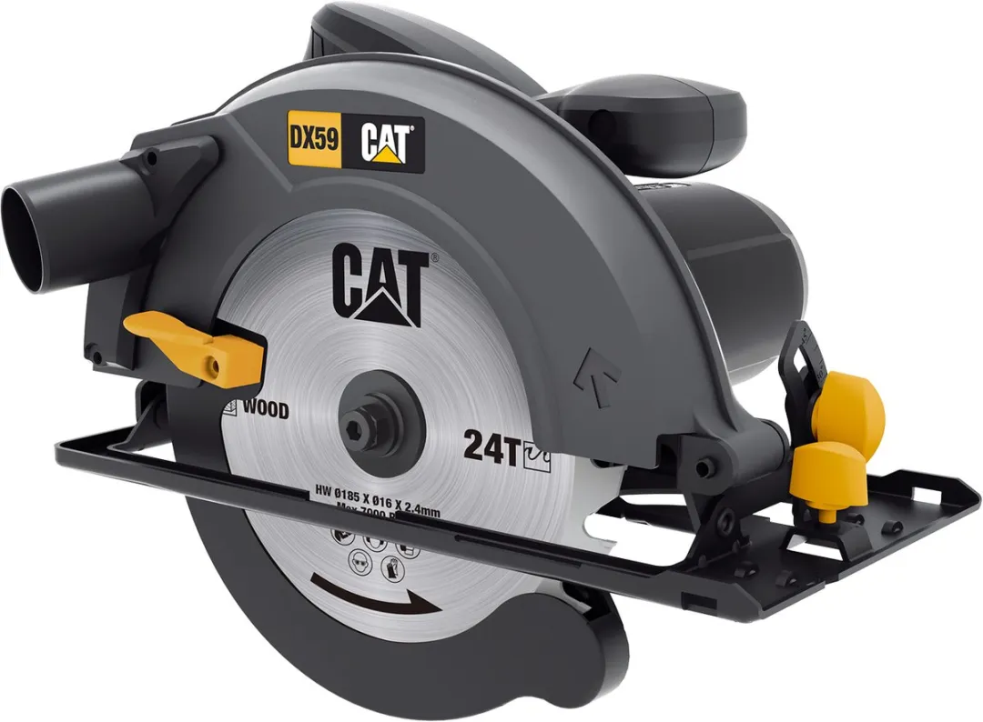 Caterpillar DX59 Elektrische Cirkelzaag 1400W - 185mm - afbeelding 2 van 2