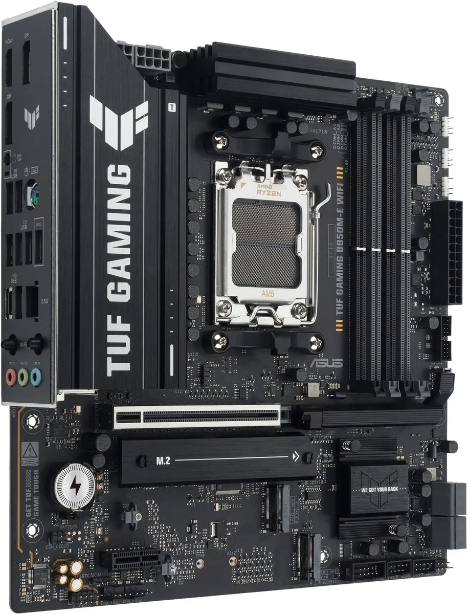 ASUS TUF GAMING B850M-E WIFI AM5 Micro-ATX Moederbord