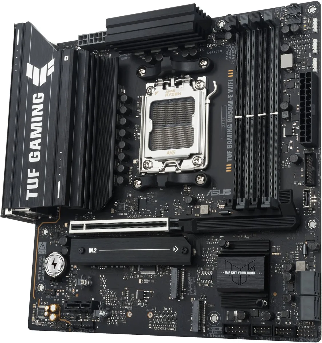 ASUS TUF GAMING B850M-E WIFI AM5 Micro-ATX Moederbord - afbeelding 6 van 6