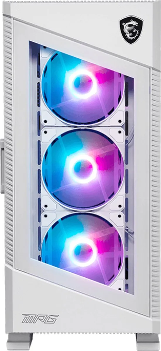 MSI MPG Velox 100R Behuizing - Wit - 4 Ventilatoren