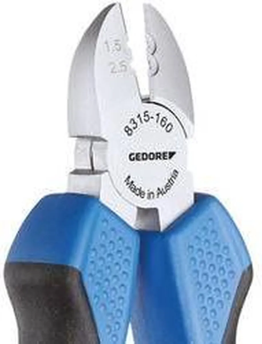 Gedore Zijnij- en Striptang 160mm - Wit