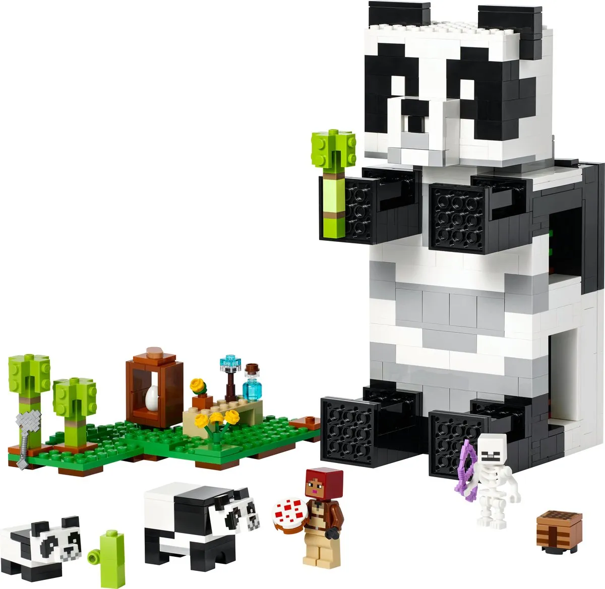 LEGO Minecraft Panda Huis 21245 - Meerkleurig