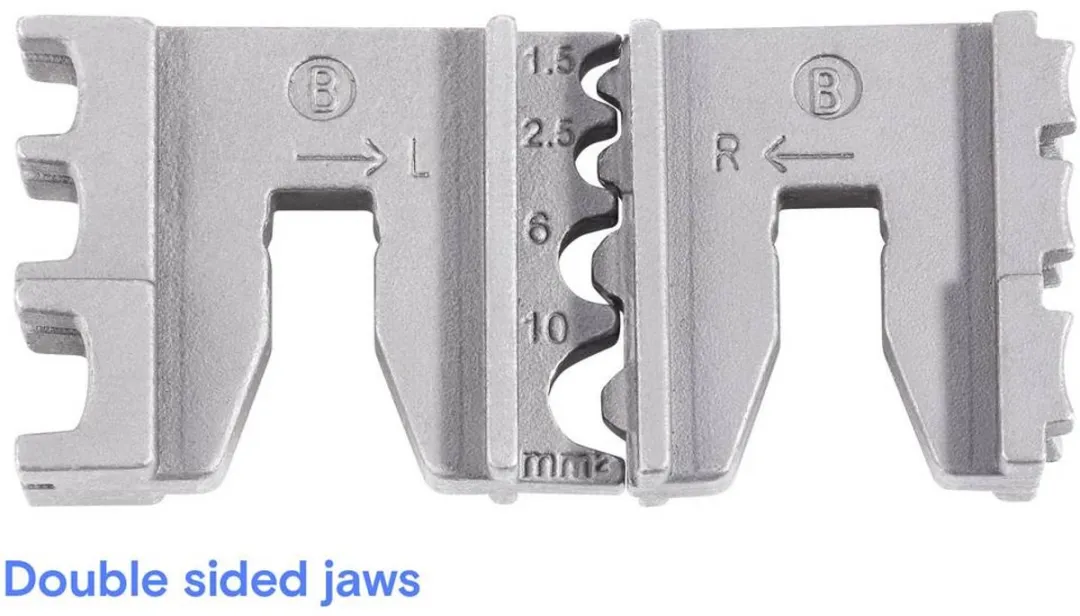 TOOLCRAFT 2-i-1 Krimptang - Geïsoleerde stekkers/kabelschoenen 0.5-10mm²