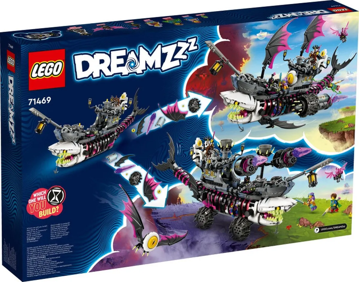 LEGO DREAMZzz Nachtmerrie Haaienschip 71469 - 1389 Stukken - afbeelding 6 van 6