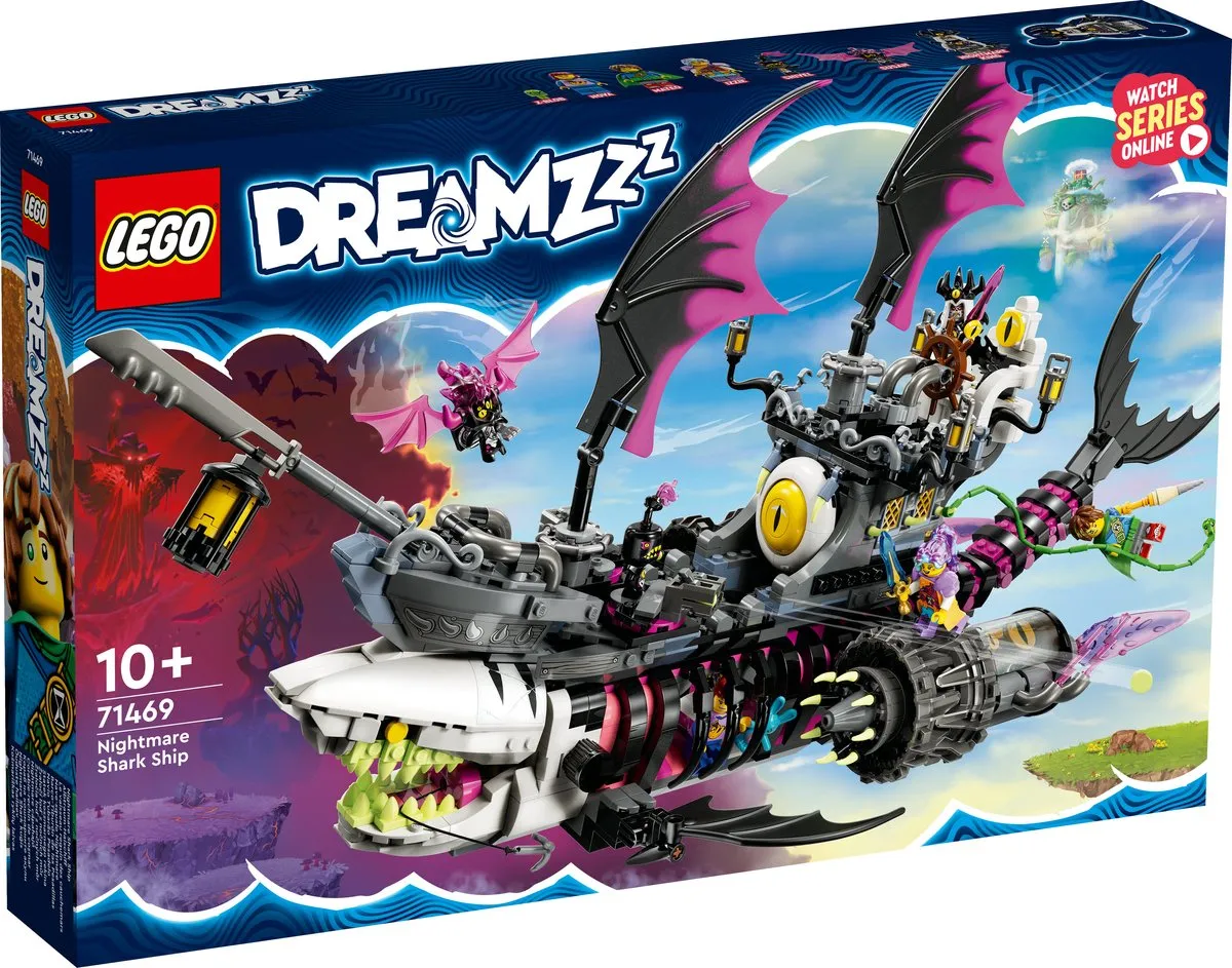 LEGO DREAMZzz Nachtmerrie Haaienschip 71469 - 1389 Stukken