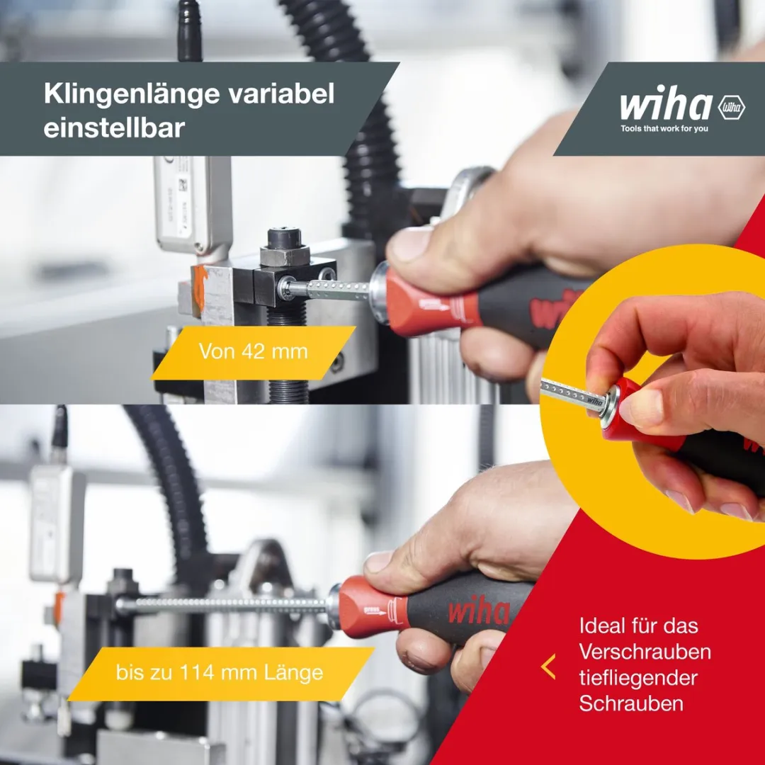 Wiha SYSTEM 6 03591 Schroevendraaier Wisselschachtenset - 12-delig