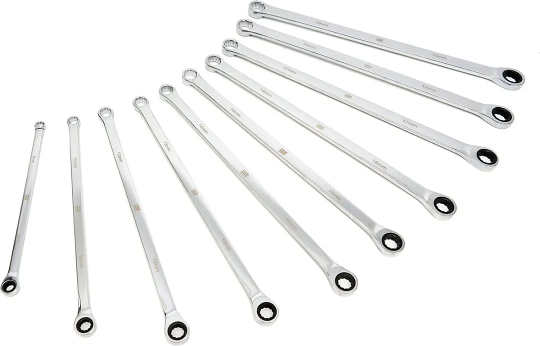 HBM 10-delige Ringsleutelset 8-19mm H130378