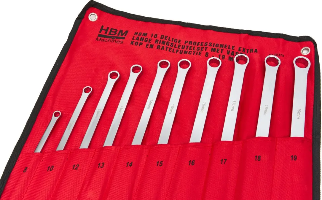 HBM 10-delige Ringsleutelset 8-19mm H130378 - afbeelding 6 van 6