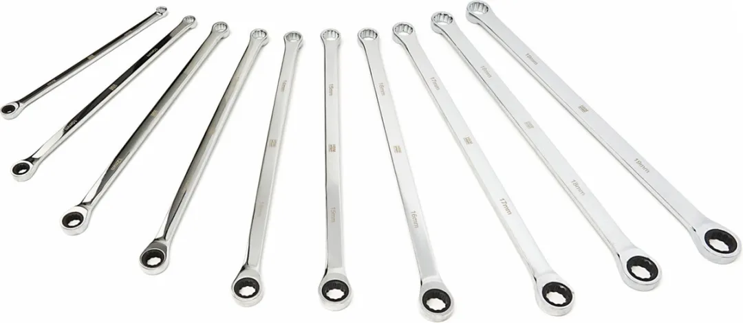 HBM 10-delige Ringsleutelset 8-19mm H130378