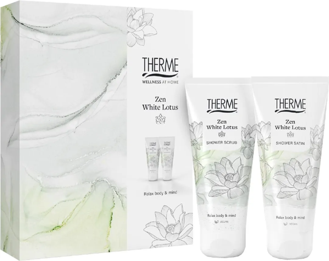 Therme Zen White Lotus Douchegel & Scrub Geschenkset 400ml