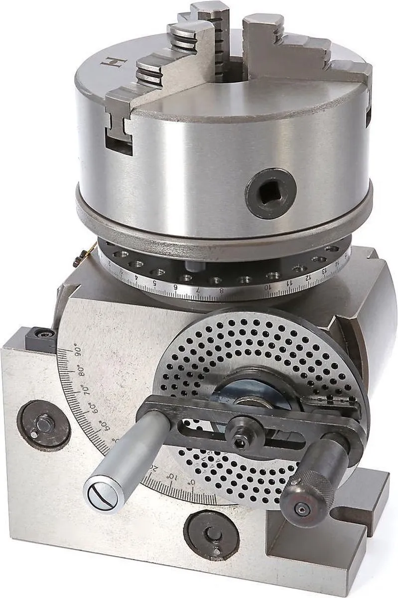 HBM BS-1 Verdeelapparaat Set 160mm - 3-klauwplaat - afbeelding 5 van 6