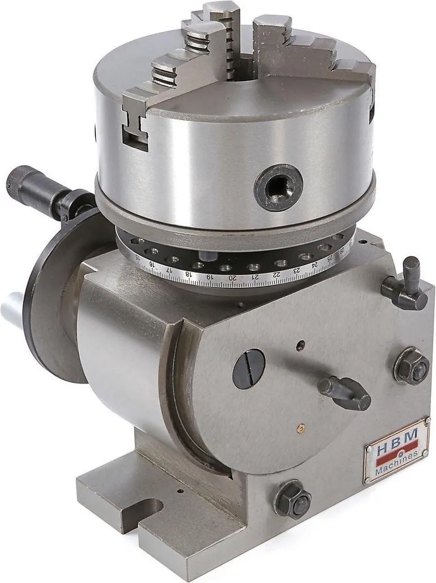 HBM BS-1 Verdeelapparaat Set 160mm - 3-klauwplaat - afbeelding 4 van 6