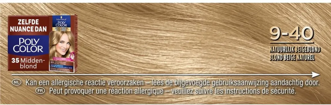 Poly Palette Intensive Vital Care Haarverf 9-40 Natuurlijk Beigeblond 115ml