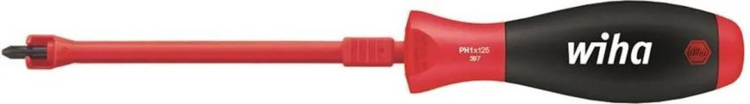 Wiha 3971 SoftFinish Schroevendraaier PH1 x 125mm