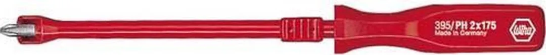 Wiha 3971 SoftFinish Schroevendraaier PH1 x 125mm - Zwart/Rood