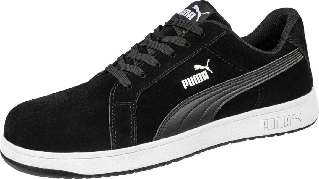 PUMA Icon Suede Black Laag S1P 640010 - Werkschoenen - 39