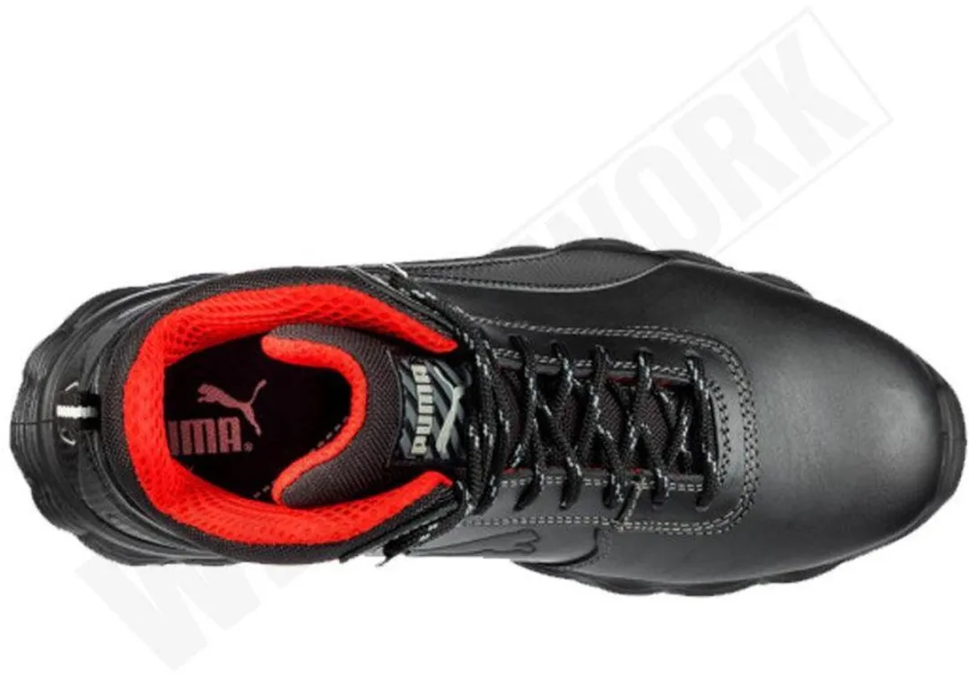 PUMA Safety Condor Mid S3 ESD 630101 - Zwart/Rood