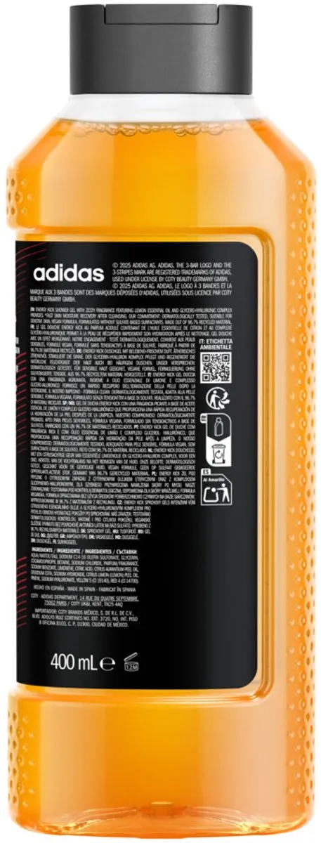 Adidas Active Skin & Mind Energy Kick Douchegel 400ml