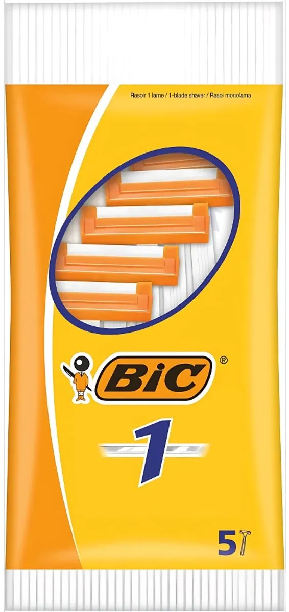 Bic Oranje Wegwerp Scheermesjes - 5 Stuks