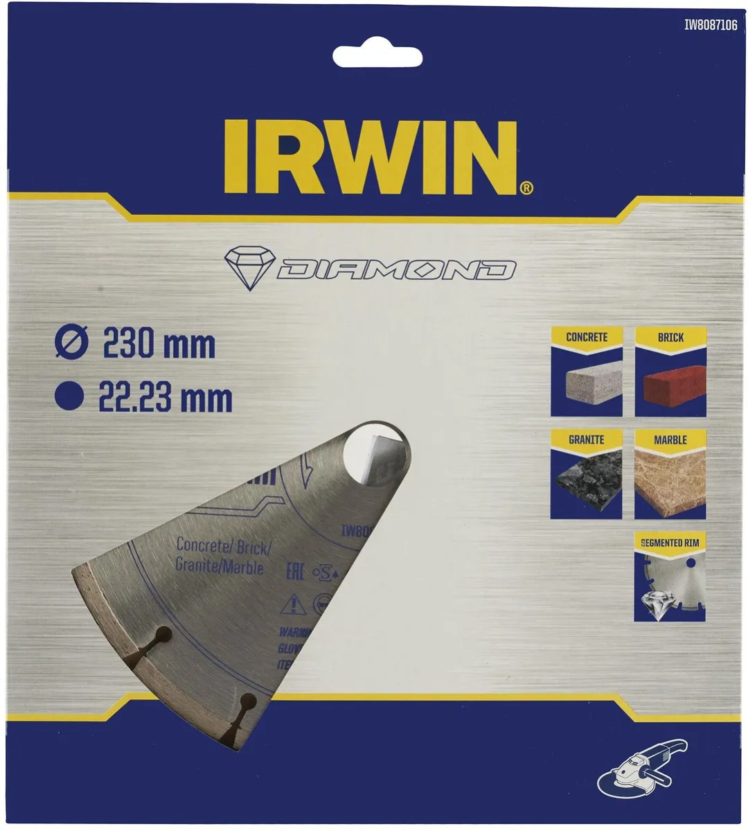 Irwin Diamantzaagblad 230mm - Steen - MPN 203447