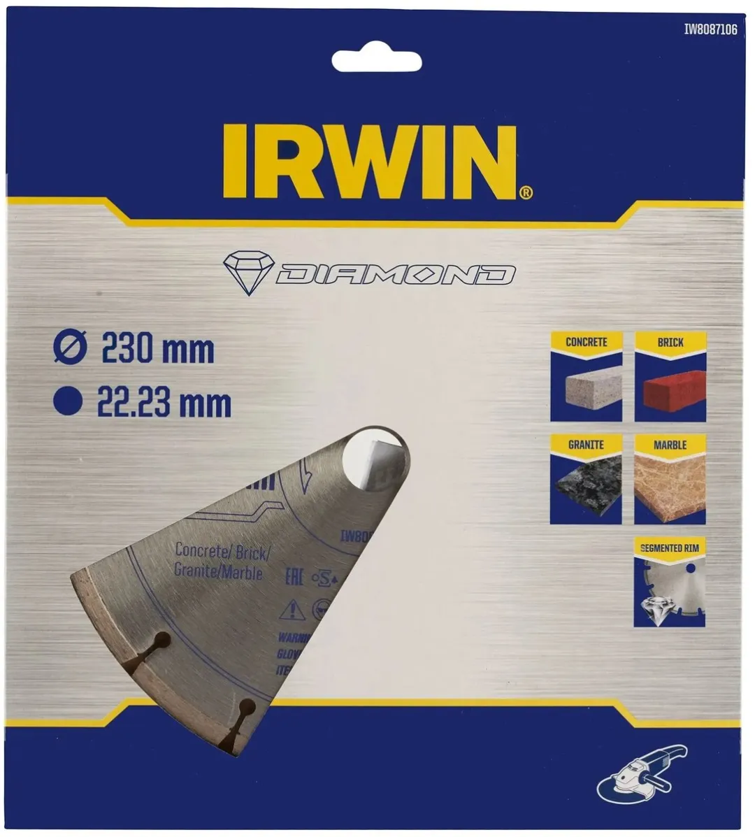 Irwin Diamantzaagblad 230mm - Steen - MPN 203447