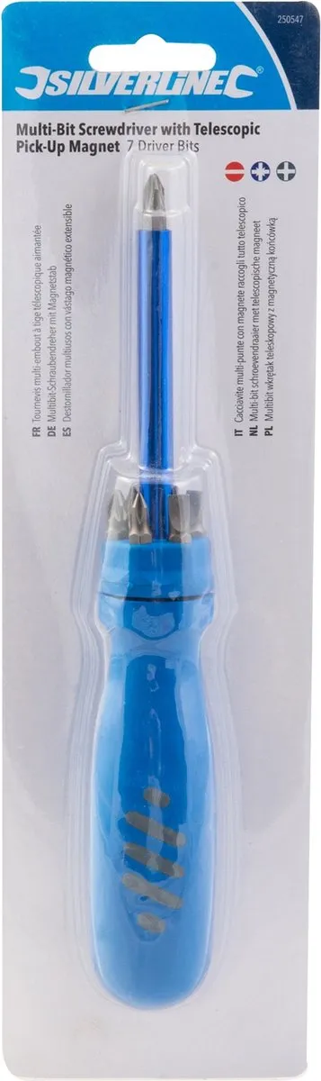 Silverline Multi-bit Schroevendraaier 250547 - 7 bits - Multicolor - afbeelding 6 van 6