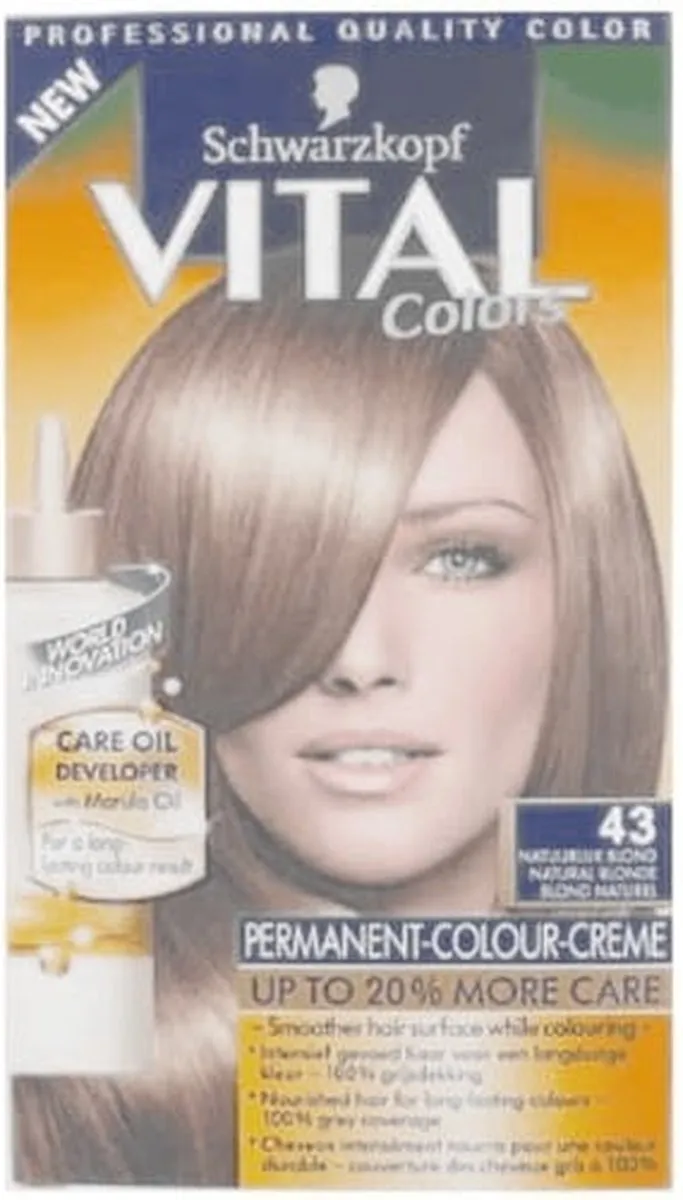 Schwarzkopf Vital Colours 43 Natuurlijk Blond Haarverf 145ml