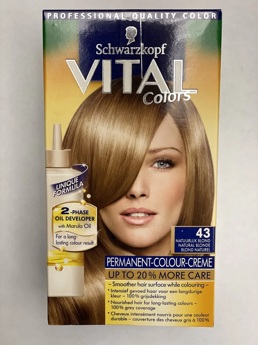 Schwarzkopf Vital Colours 43 Natuurlijk Blond Haarverf 145ml
