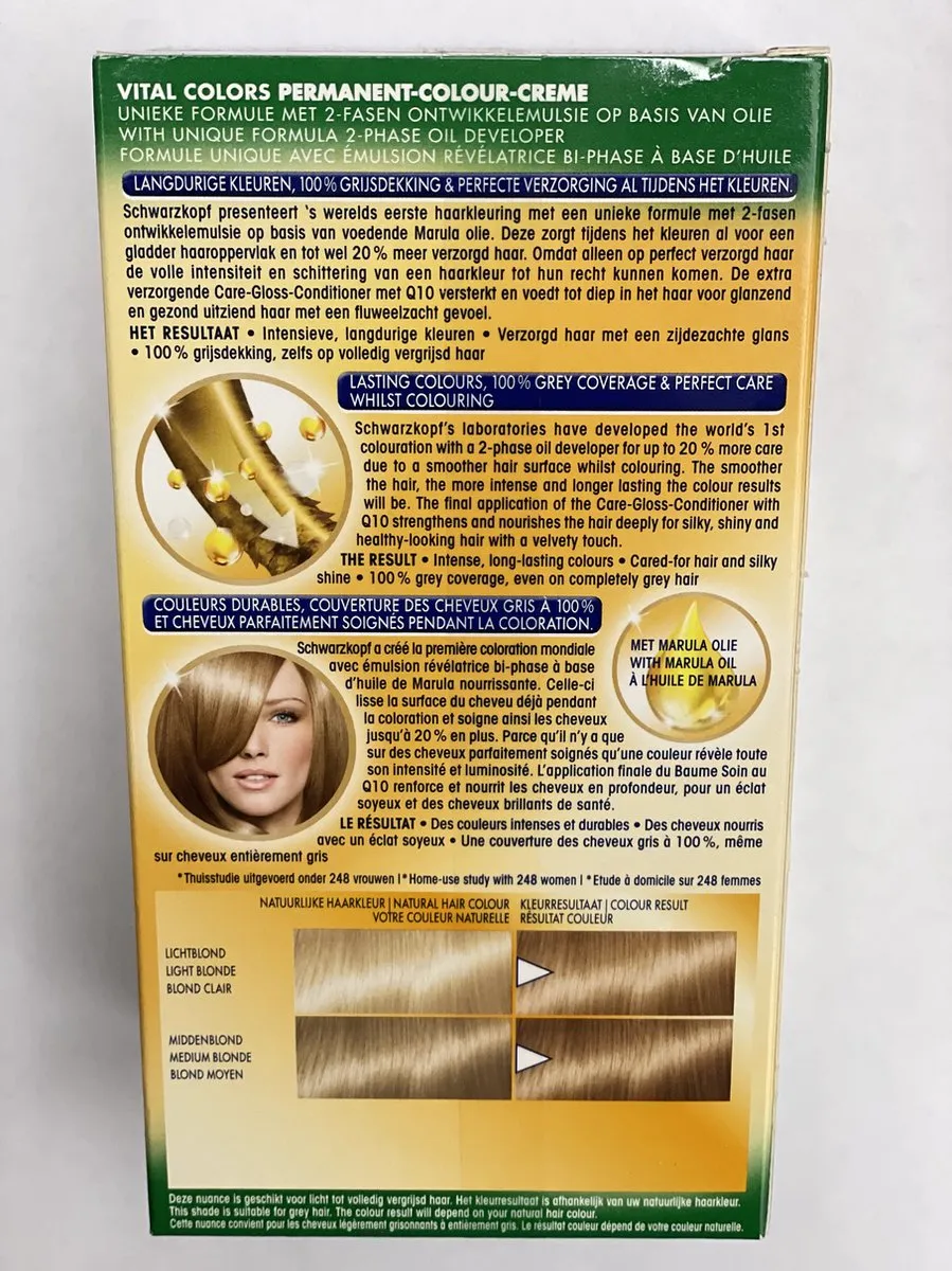 Schwarzkopf Vital Colours 43 Natuurlijk Blond Haarverf 145ml