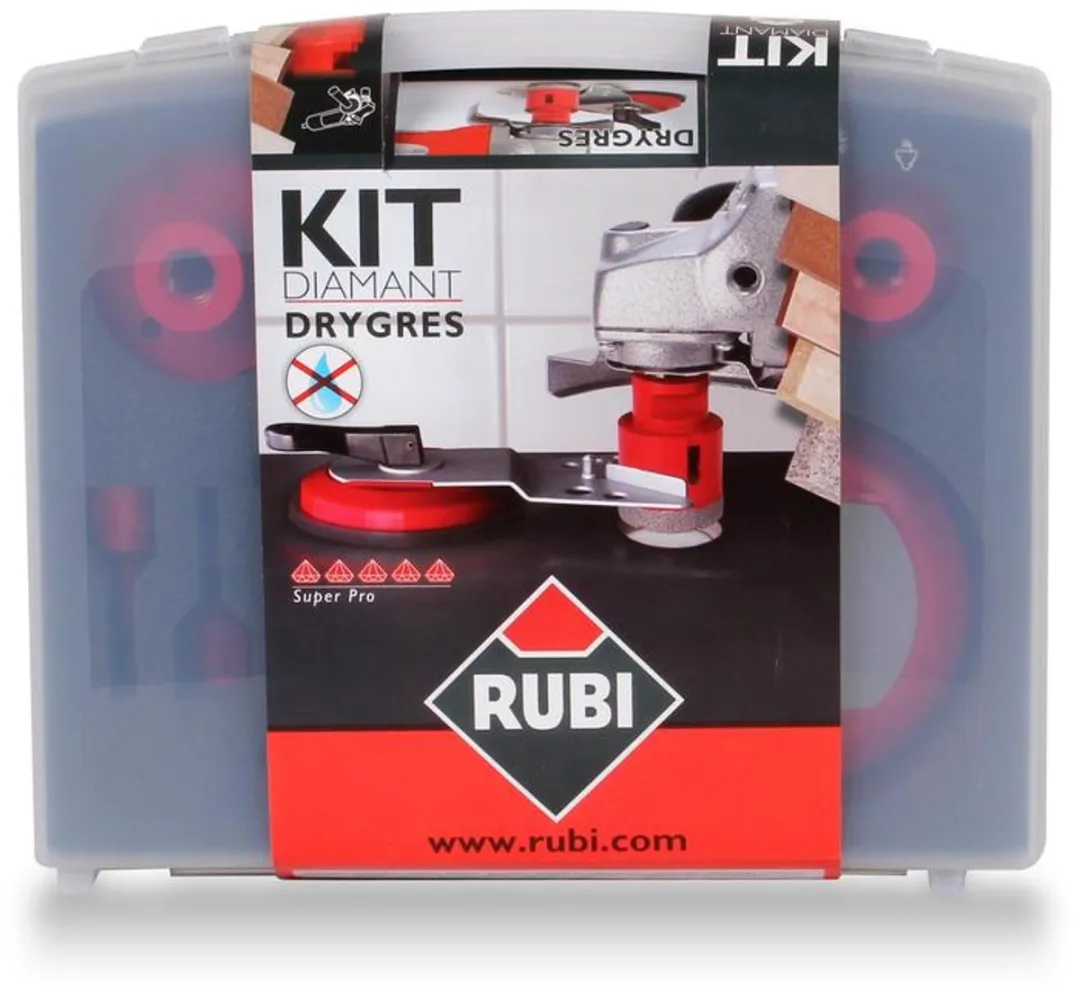 Rubi Kit 6 Bits DRY GRES Steen
