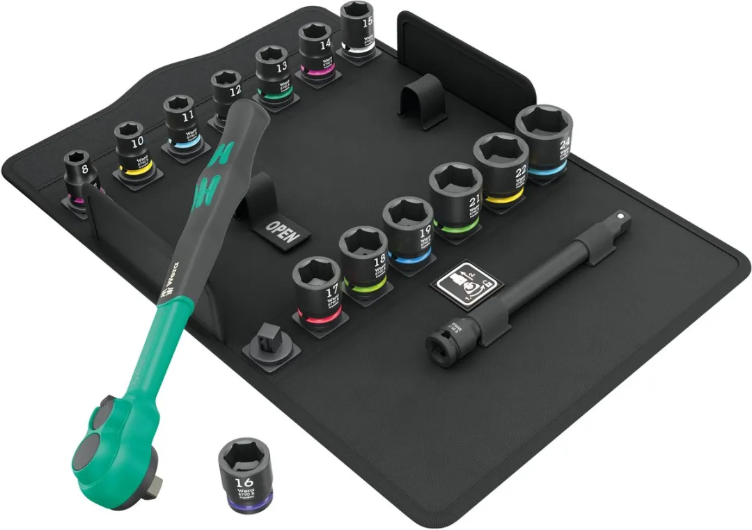 Wera 8100 SB 12 Zyklop Comfort Omschakelratelset 16-delig