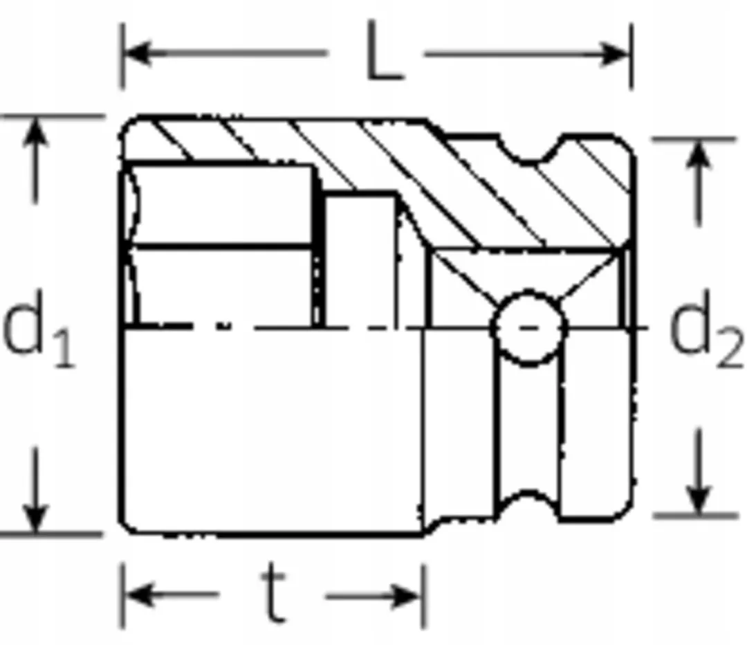 Stahlwille 2309 21 23090221 Zeskant Dopsleutelinzetstuk 1/2" (12,5 mm)