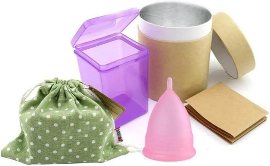 Haakaa | menstruatie cup | Flow Cup | Coral | Maat L | Menstruatie opvang