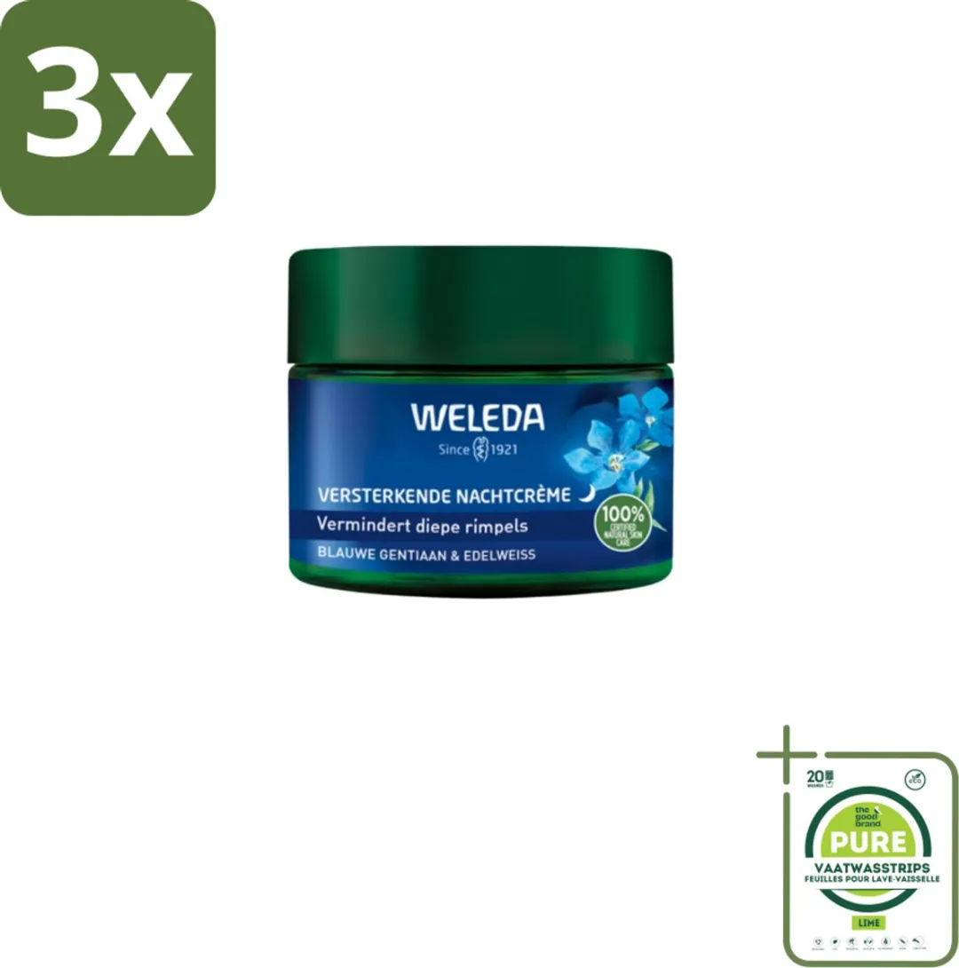 Weleda Nachtcrème Blauwe Gentiaan & Edelweiss 120ml
