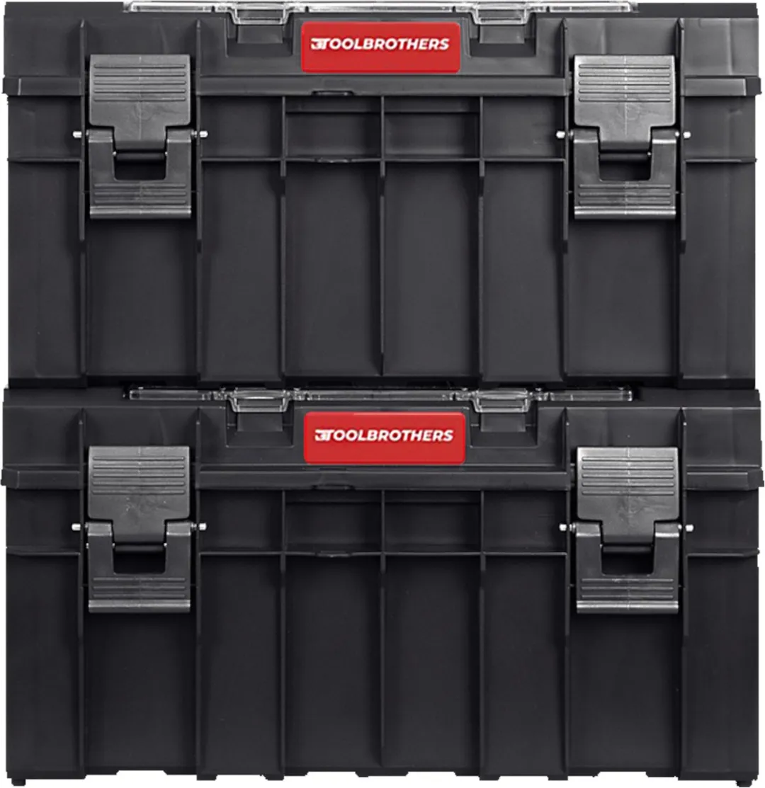 Toolbrothers RHINO Slim Gereedschapskoffer ECO 29L - Rood/Zwart