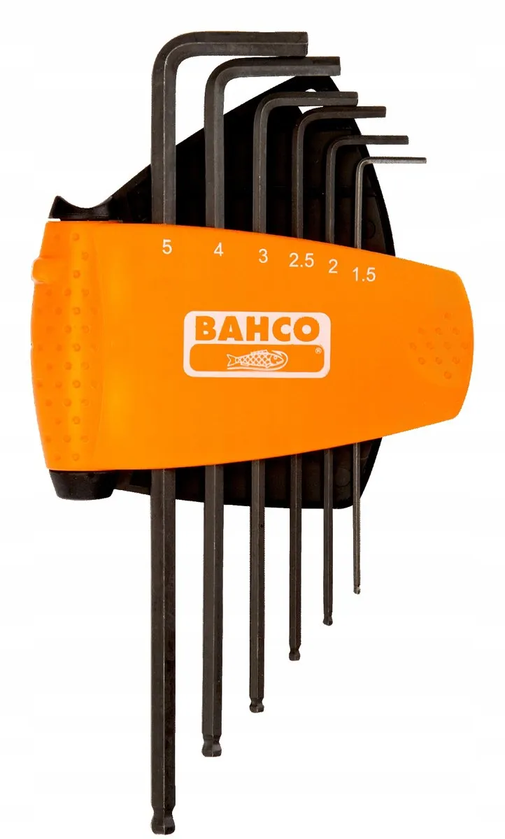 Bahco Inbussleutelset Kegelkop 6-delig 1,5-5mm