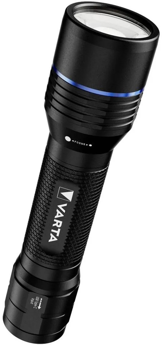 Varta Night Cutter Pro F30R Zaklamp 1500 Lm - Zwart