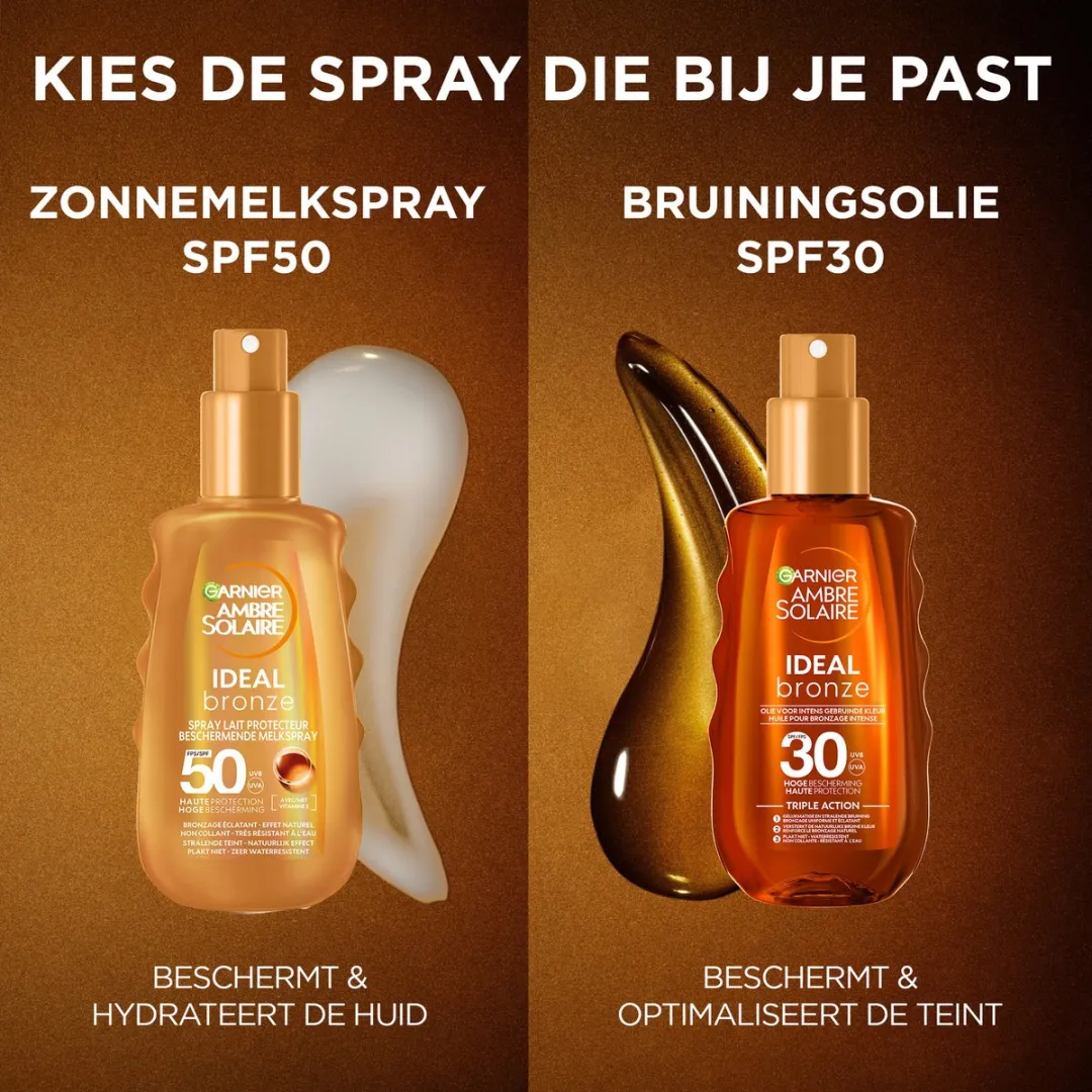 Garnier Ambre Solaire Ideal Bronze Melkspray SPF30 150ml