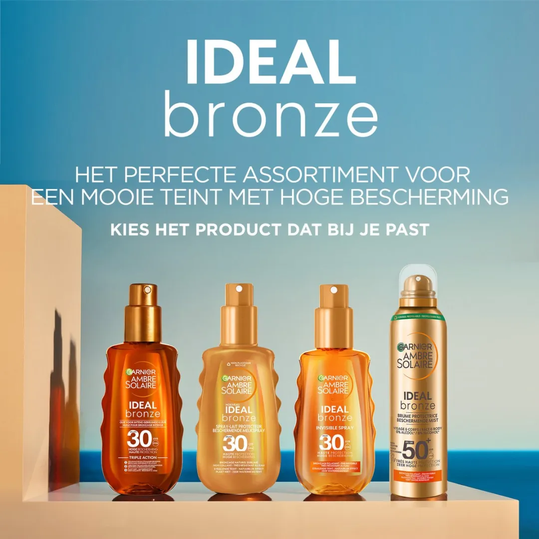 Garnier Ambre Solaire Ideal Bronze Melkspray SPF30 150ml